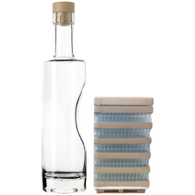 Бутылка "Deboss" 0,5 л. с пробкой полимерной Т-образной паллет 1445 шт. Бутылка "Deboss" 0,5 л. с пробкой полимерной Т-образной паллет 1445 шт.