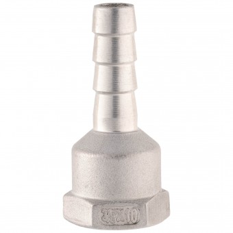 Штуцер ёлочка ВР 3/8" AISI 10 мм Штуцер ёлочка ВР 3/8" AISI 10 мм