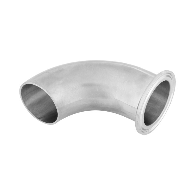 Отвод 90° 38*1,5 + CLAMP 1,5" DN 38 AISI Отвод 90° 38*1,5 + CLAMP 1,5" DN 38 AISI