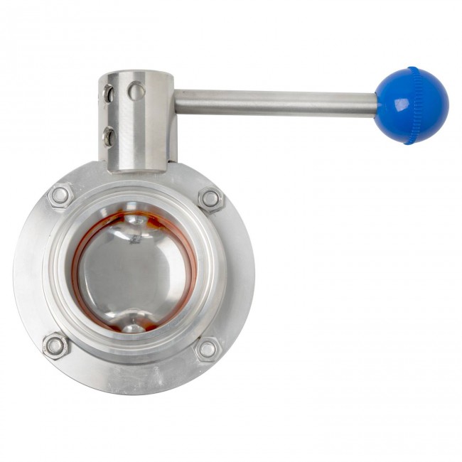 Кран дисковый бабочка CLAMP 2,0" AISI Кран дисковый бабочка CLAMP 2,0" AISI