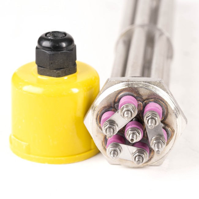 ТЭН 4,5 кВт нерж. сталь 1 1/2" 380 V Китай