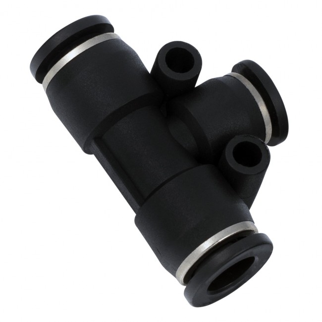 Тройник быстросъёмный PE-8/6 мм Тройник быстросъёмный PE-8/6 мм