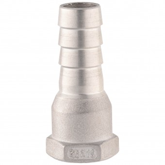 Штуцер ёлочка ВР 3/8" AISI 15 мм Штуцер ёлочка ВР 3/8" AISI 15 мм