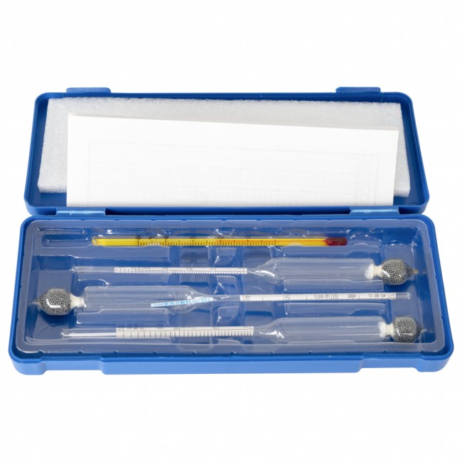 Набор ареометров с термометром