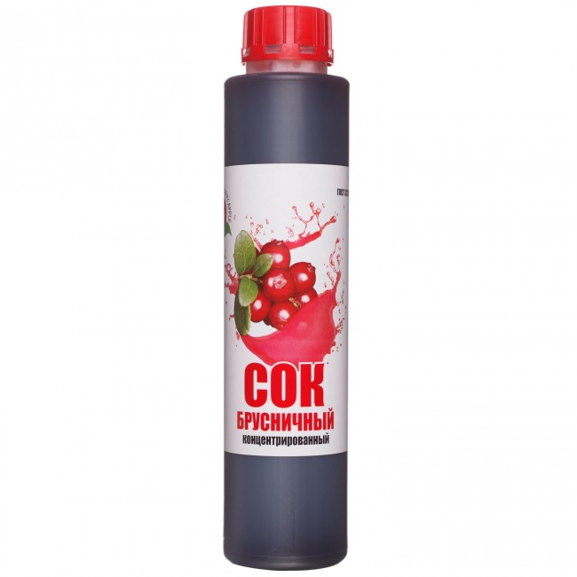 Сок брусничный концентрированный 1 кг.