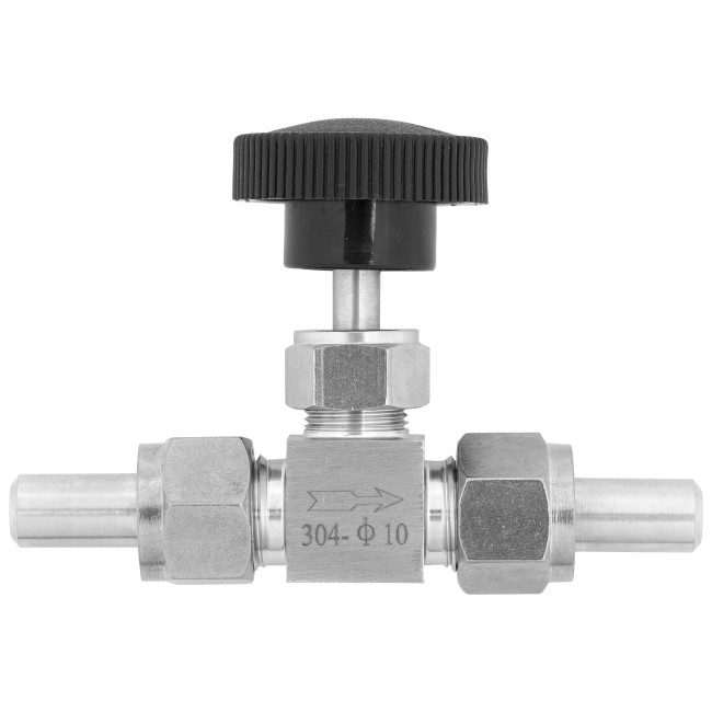 Кран игольчатый под приварку трубка 10 мм. нерж. Кран игольчатый под приварку трубка 10 мм. нерж.