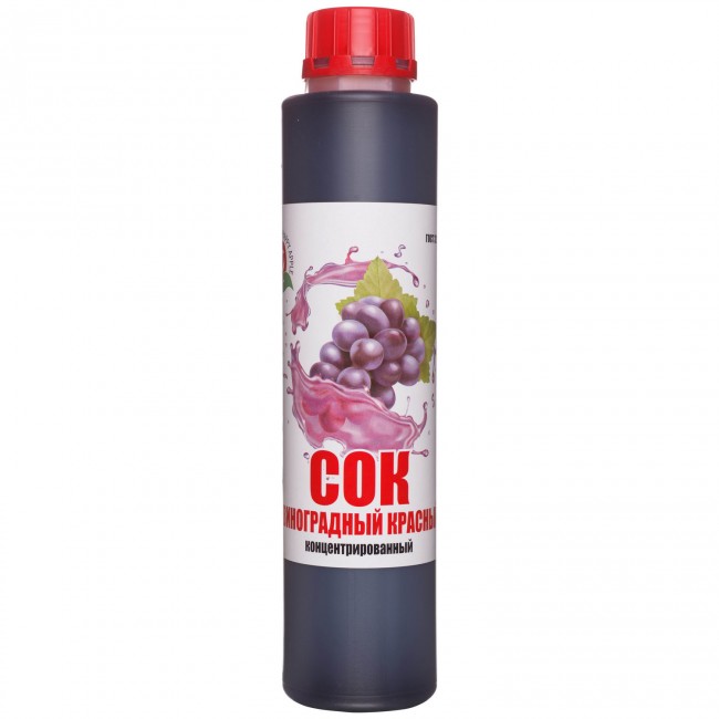 Сок виноградный концентрированный красный 1 кг.