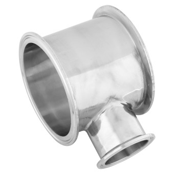 Тройник CLAMP 4,0" DN 102 боковой отвод 2,0" DN 51 AISI Тройник CLAMP 4,0" DN 102 боковой отвод 2,0" DN 51 AISI