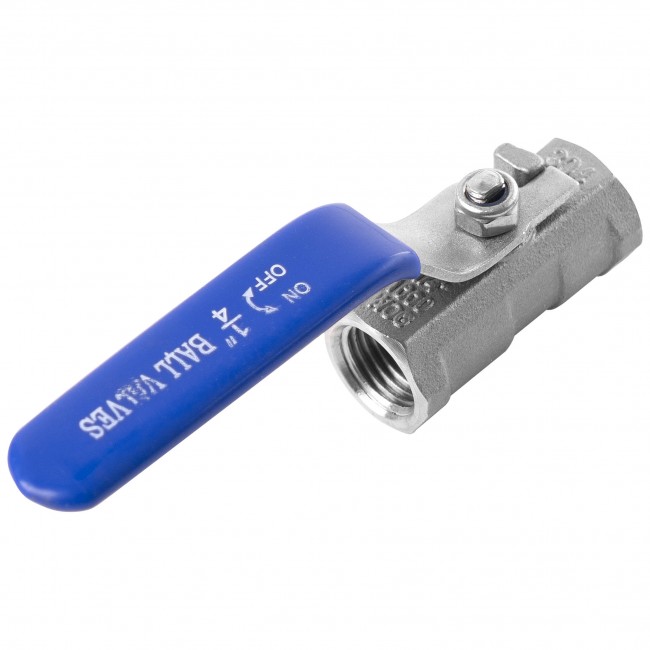 Кран шаровый ВР ВР 1/4" AISI полупроходной Кран шаровый ВР ВР 1/4" AISI полупроходной