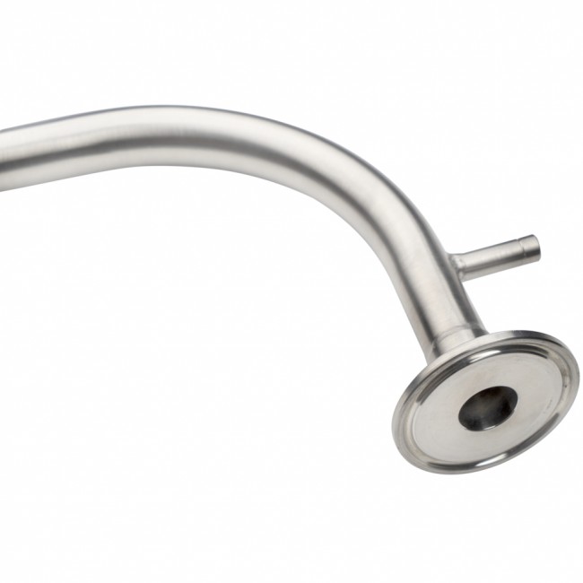 Дистиллятор прямоточный 2500 с отводом 90° CLAMP 1,5" Дистиллятор прямоточный 2500 с отводом 90° CLAMP 1,5"