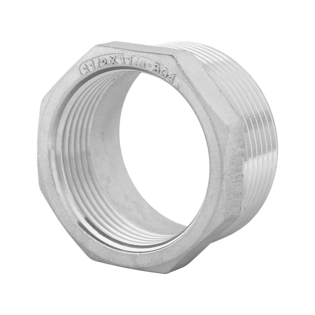 Футорка ВР 1 1/4" - НР 1 1/2" AISI Футорка ВР 1 1/4" - НР 1 1/2" AISI