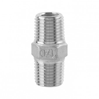 Бочонок НР-НР 1/4" AISI  Бочонок НР-НР 1/4" AISI