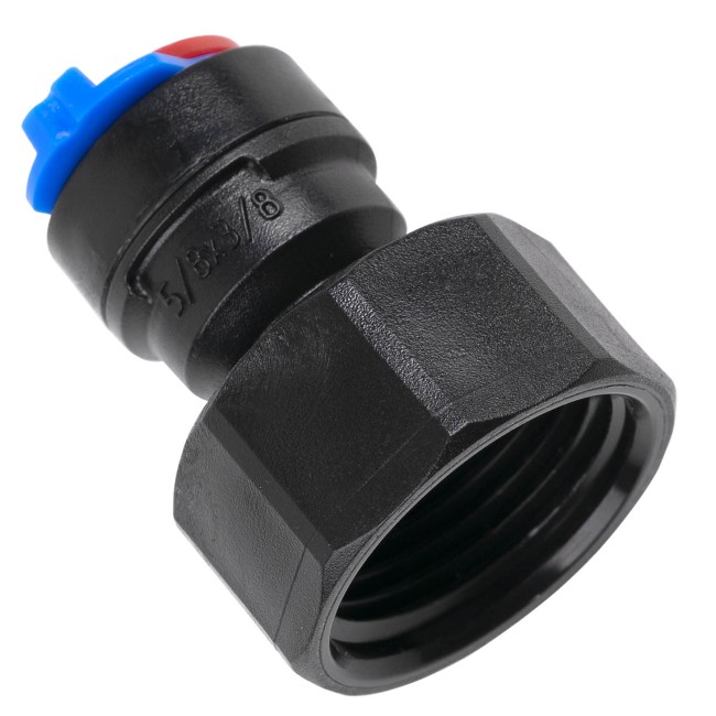 Коннектор быстросъемный EasyFitts прямой ВР 5/8" трубка 3/8"