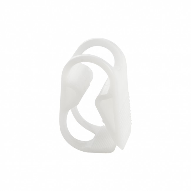 Зажим для трубки белый 18 мм Зажим для трубки белый 18 мм