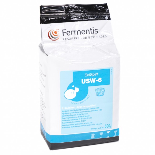 Дрожжи USW-6 "SAFSPIRIT AMERICAN WHISKEY" 500 гр. Дрожжи USW-6 "SAFSPIRIT AMERICAN WHISKEY" 500 гр.