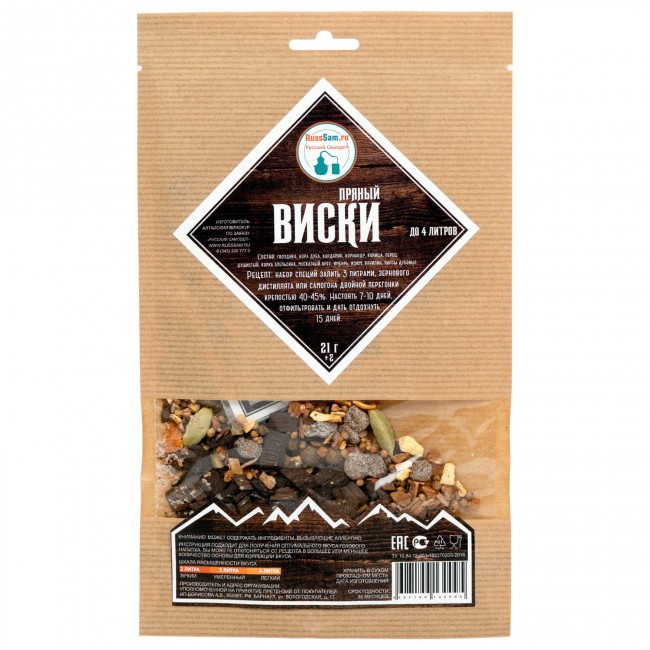Набор для приготовления настойки "Виски Пряный"