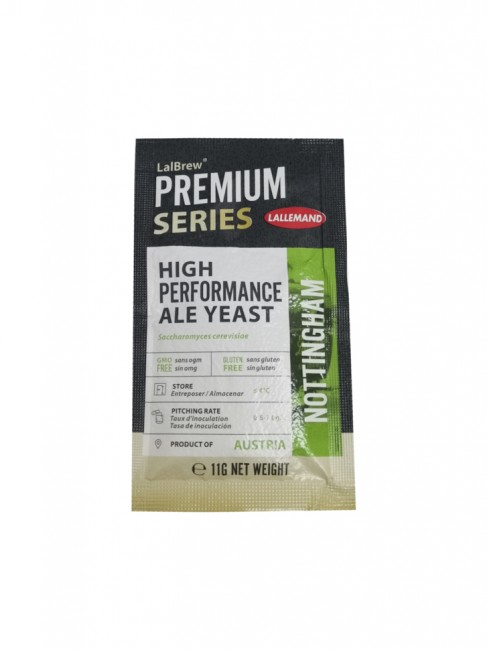 Пивные дрожжи Lallemand "Nottingham High Performance Ale" 11 гр. (верховое)