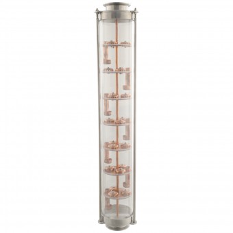 Колпачковая колонна D80-500 медь CLAMP 2,0" Винокур