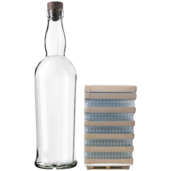 Бутылка "Купаж П" 0,7 л. с пробкой полимерной Т-образной паллет 1421 шт.