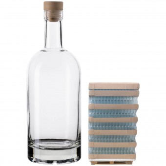 Бутылка "Стандарт" 1,0 л. с пробкой полимерной Т-образной паллет 762 шт. Бутылка "Стандарт" 1,0 л. с пробкой полимерной Т-образной паллет 762 шт.