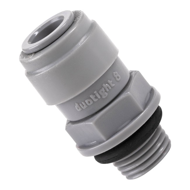 Коннектор быстросъемный Duotight прямой НР 1/4" трубка 8 мм. Коннектор быстросъемный Duotight прямой НР 1/4" трубка 8 мм.
