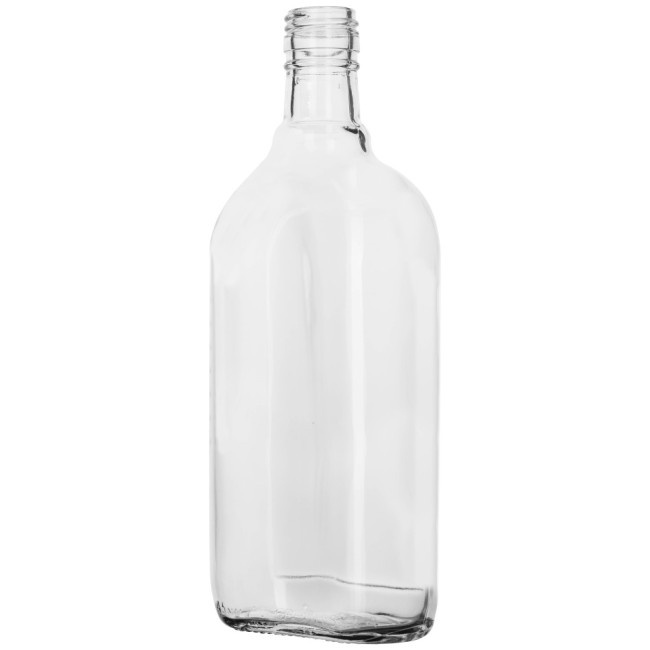 Бутылка "Фляжка" 0,5 л винт коробка