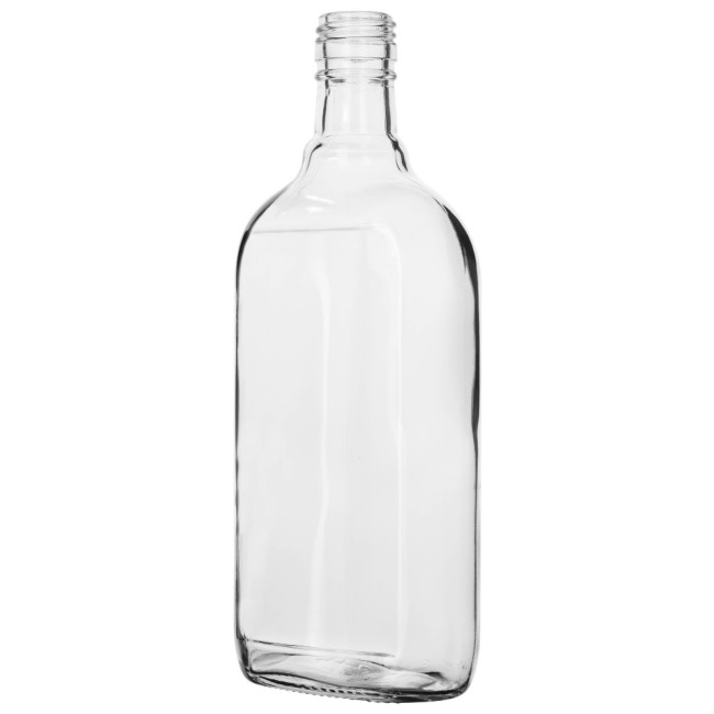 Бутылка "Фляжка" 0,5 л винт коробка