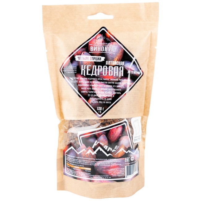 Набор для приготовления настойки "Алтайская Кедровая" Набор для приготовления настойки "Алтайская Кедровая"