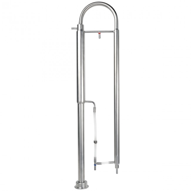 Дистиллятор с укреплением (пленочная колонна) 3000ПК CLAMP 2,0" Дистиллятор с укреплением (пленочная колонна) 3000ПК CLAMP 2,0"