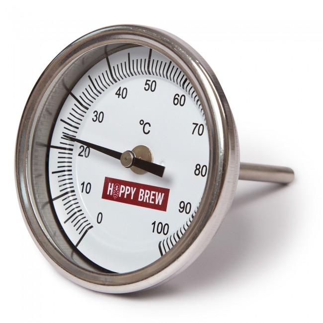 Термометр биметаллический ТБ (нержавеющий) Hoppy Brew Термометр биметаллический ТБ (нержавеющий) Hoppy Brew