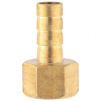 Штуцер ёлочка ВР 1/4" латунь 8 мм.  Штуцер ёлочка ВР 1/4" латунь 8 мм.