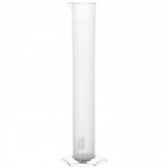 Цилиндр мерный полипропиленовый на подставке 500 мл. Цилиндр мерный полипропиленовый на подставке 500 мл.