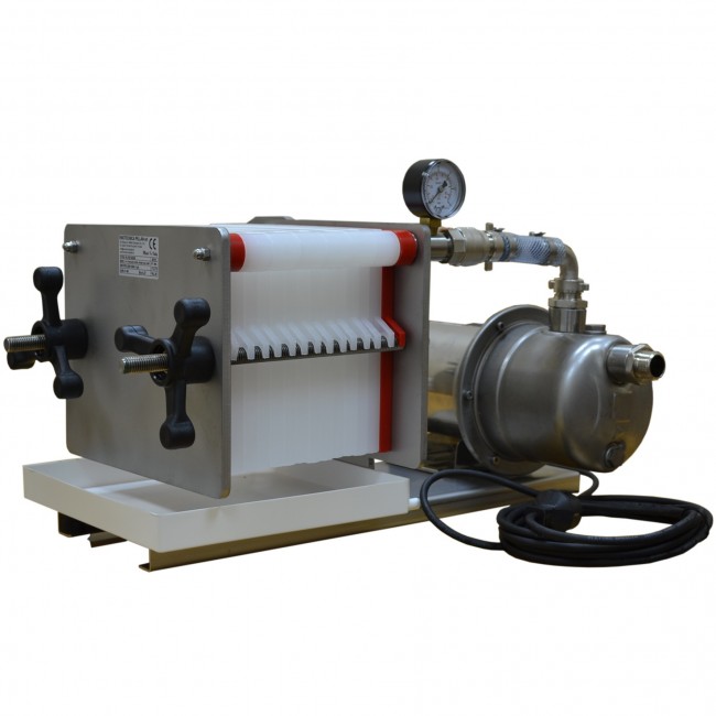 Пресс-фильтр F14-I-PE нержавеющий с нержавеющим насосом