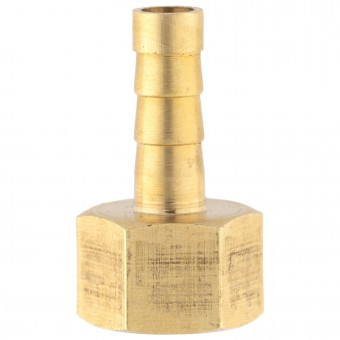 Штуцер ёлочка ВР 1/4" латунь 6 мм.  Штуцер ёлочка ВР 1/4" латунь 6 мм.