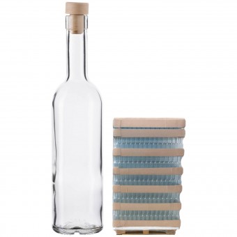 Бутылка "Оригинальная" 0,25 л. с пробкой полимерной Т-образной паллет 2712 шт.