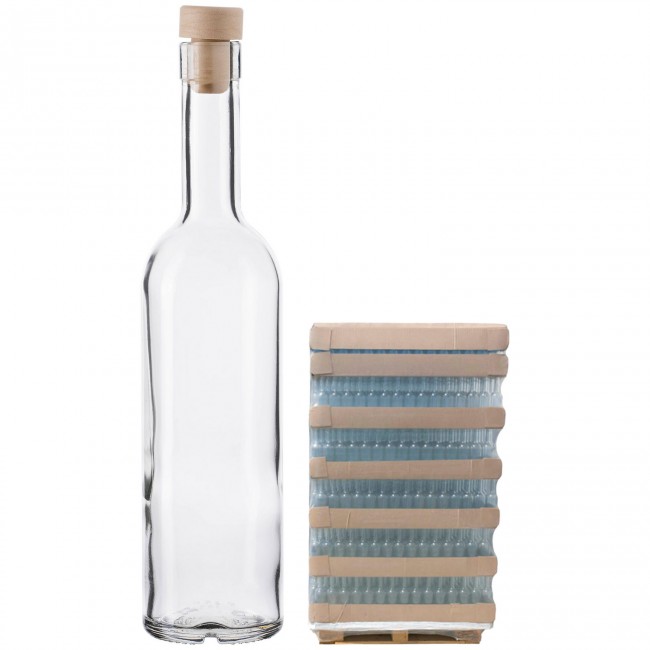 Бутылка "Оригинальная" 0,25 л. с пробкой полимерной Т-образной паллет 2712 шт.