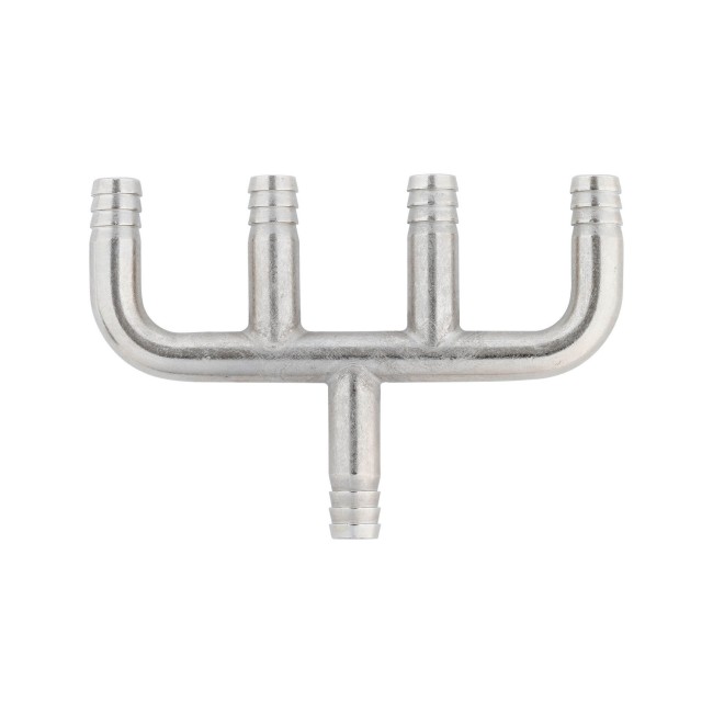 Разветвитель 1*4 PORT 7,3 мм анодированная латунь Разветвитель 1*4 PORT 7,3 мм анодированная латунь