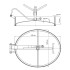 Люк овальный 430х330х80 под давление