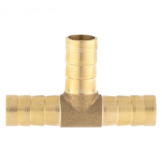 Тройник ёлочка 10-10-10 латунь