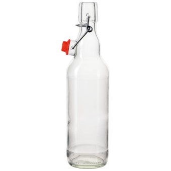 Бутылка "Бугельная" 0,5 л. бесцветная с пробкой