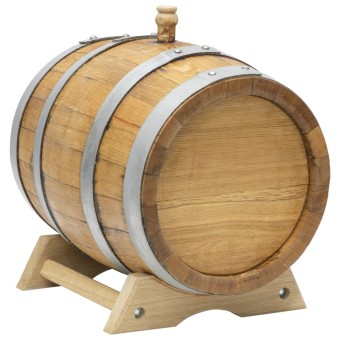 Дубовая бочка 15 л. "Профи" на подставке Дубовая бочка 15 л. "Профи" на подставке