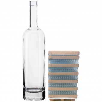 Бутылка "Белуга" 0,7 л. паллет 932 шт.