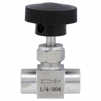 Кран игольчатый ВР-ВР 1/4" нерж. Кран игольчатый ВР-ВР 1/4" нерж.