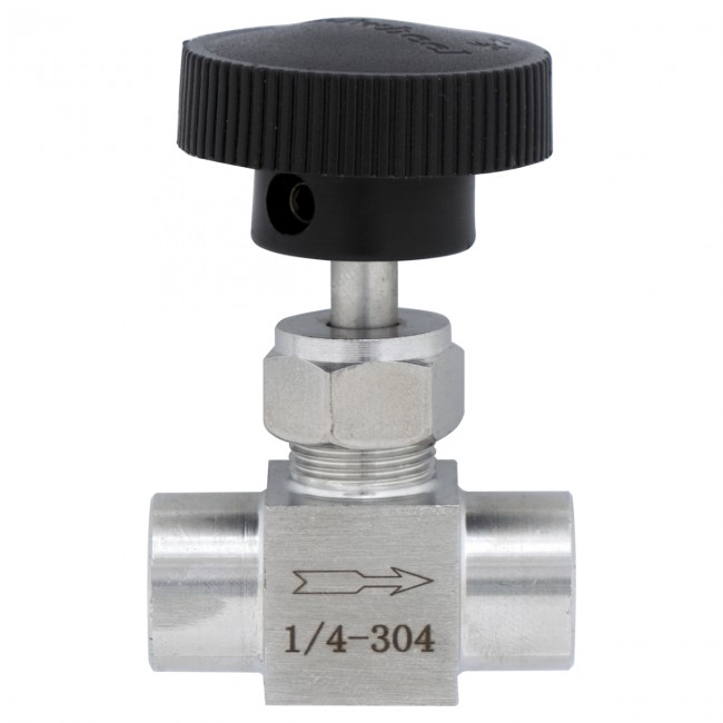 Кран игольчатый ВР-ВР 1/4" нерж. Кран игольчатый ВР-ВР 1/4" нерж.