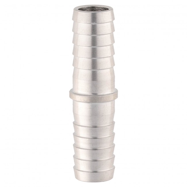 Соединение ёлочка прямое для трубок 10 мм нерж. Соединение ёлочка прямое для трубок 10 мм нерж.