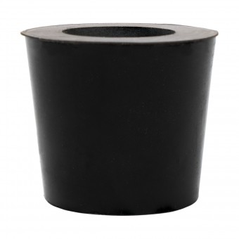 Пробка резиновая конусная 40 мм. с отверстием   Пробка резиновая конусная 40 мм. с отверстием