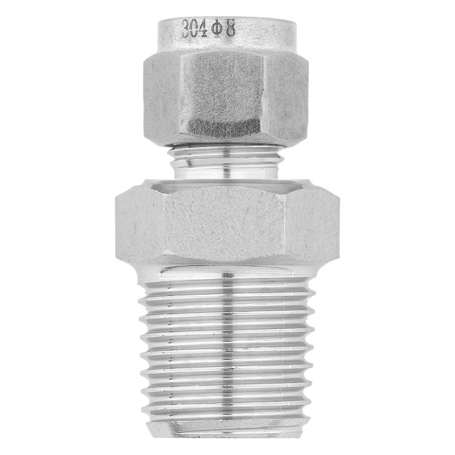 Переходник НР 1/2 под трубку 8 мм. нерж.
