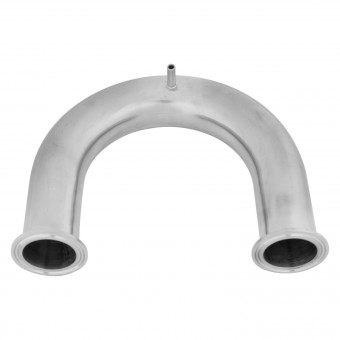 Отвод 180° CLAMP 1,5" AISI (под термометр) Отвод 180° CLAMP 1,5" AISI (под термометр)