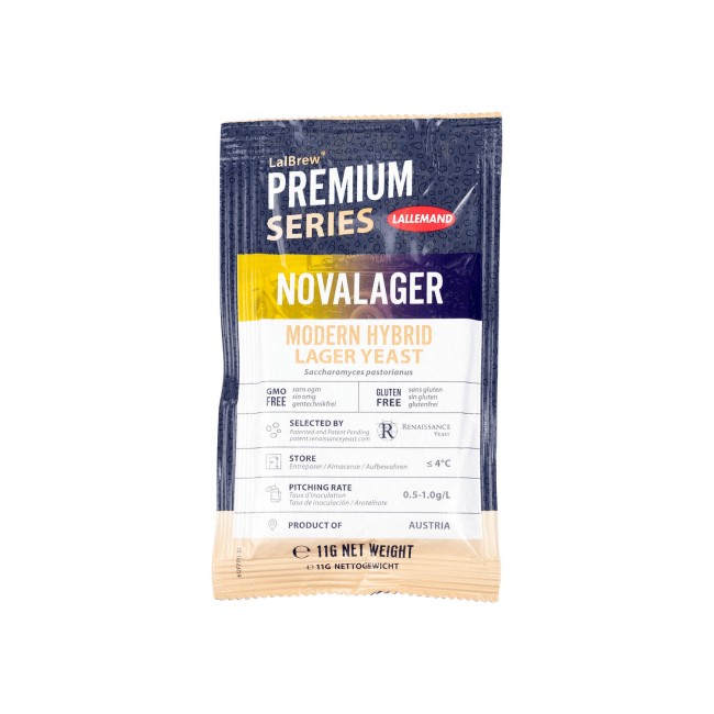 Пивные дрожжи Lallemand "Novalager" 11 гр. (низовое) Пивные дрожжи Lallemand "Novalager" 11 гр. (низовое)