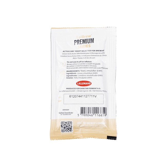 Пивные дрожжи Lallemand "Novalager" 11 гр. (низовое) Пивные дрожжи Lallemand "Novalager" 11 гр. (низовое)